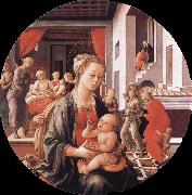 Virgin with the Child and Scenes from the Life of St Anne Filippino Lippi